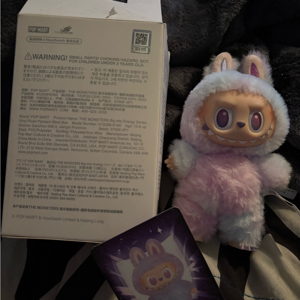 Pop Mart Pastel Monster Bunny Plush Toy